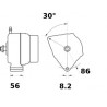 ALTERNATEUR pour tracteurs CASE IH DEUTZ LANDINI SAME VALMET