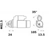 DEMARREUR pour tracteurs DEUTZ FENDT LOMBARDINI RENAULT SAME STEYR 