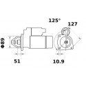 DEMARREUR ISKRA pour tracteurs ZETOR 