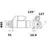 DEMARREUR ISKRA pour tracteurs ZETOR 