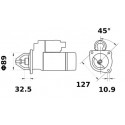 DEMARREUR REDUCTEUR pour tracteurs CASE IH LANDINI MAC CORMICK MASSEY-FERGUSON 