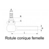 ROTULE FILETEE pour tracteurs DEUTZ 