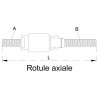 ROTULE AXIALE pour tracteurs DEUTZ 