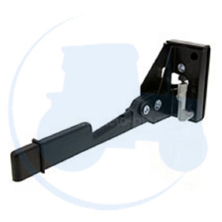 Serrure Réglable Universelle Gauche Pour Tracteur – Acier Zingué, Compatible Avec Poignées AM16628/AM16632