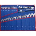 Trousse de clés mixtes métriques - 26 pièces - KING TONY