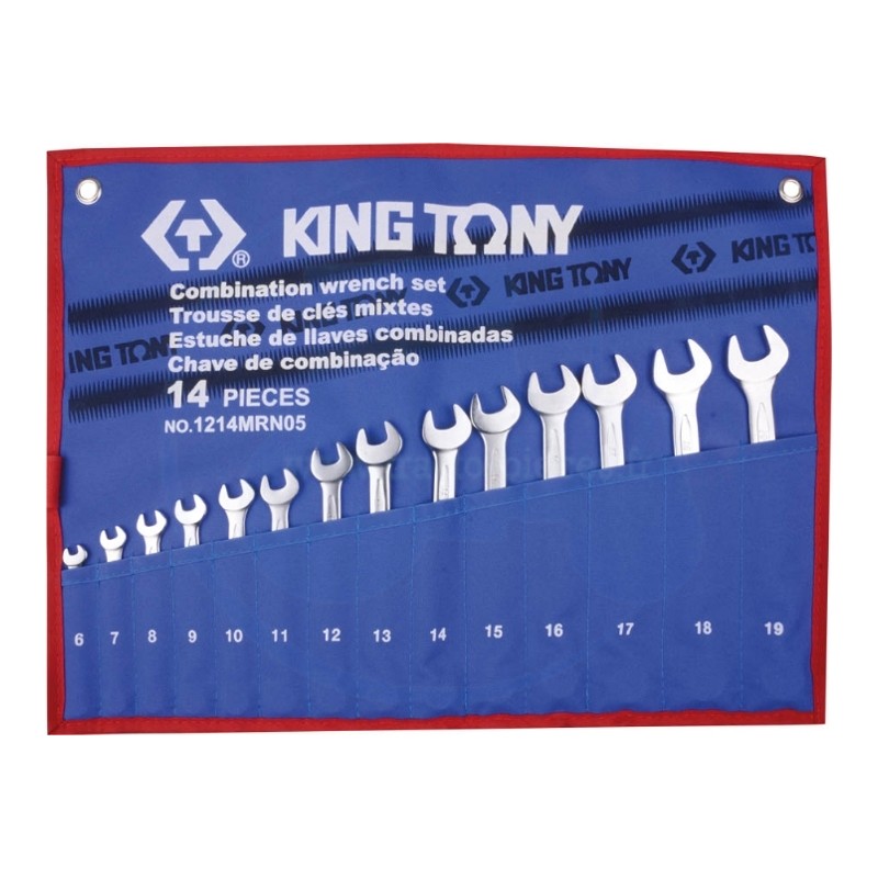 Trousse de clés mixtes en pouces - 16 pièces - KING TONY - Tracto