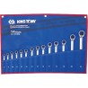 Trousse de clés mixtes à cliquet métriques - 14 pièces - KING TONY
