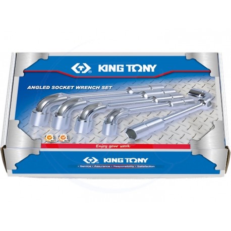 Boîte de clés à pipe métriques - 16 pièces - KING TONY