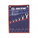 Trousse de clés à tuyauter métriques - 6 pièces - KING TONY