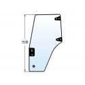 Vitre de porte gauche, sans cadre teintée vert pour tracteurs Case IH, Fiat Someca, New Holland