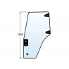 Vitre de porte gauche, sans cadre teintée vert pour tracteurs Case IH, Fiat Someca, New Holland