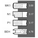 KIT 4 SEGMENTS pour tracteurs CASE IH 