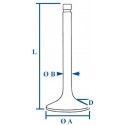 SOUPAPE ECHAPPEMENT 1 GEORGE pour tracteurs DEUTZ 