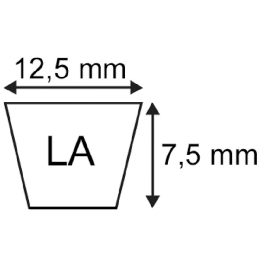 COURROIE MITSUBOSHI LA81 (4L82)