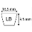 COURROIE MITSUBOSHI LB32 (5L33)