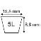 COURROIE PLATINIUM 5L45''