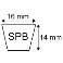 COURROIE SPB4370 - 16X14X4370