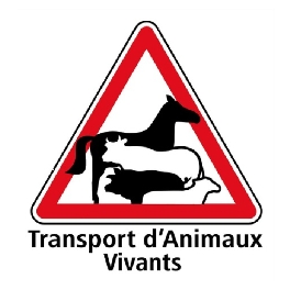 PANNEAU TRANSPORT D ANIMAUX VIVANT 20 X 20CM