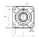 PALIER AUTO-ALIGNEUR UCF204 - NTN