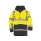 PARKA POLY. 4 EN 1 HI-VIZ JAUNE/MARINE S