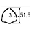 TUBE 1,00M EXTERIEUR 51,6X3 (503) BYPY