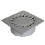 SIPHON DE COUR ABS 200/63X80X100 GRIS