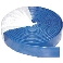 TUYAU PLAT FLAT 35MM P.S.7BARS BLEU LE M.(50)