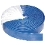 TUYAU PLAT FLAT 35MM P.S.7BARS BLEU LE M.(50)