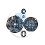 KIT EMBRAYAGE  pour tracteurs SOMECA FIAT 
