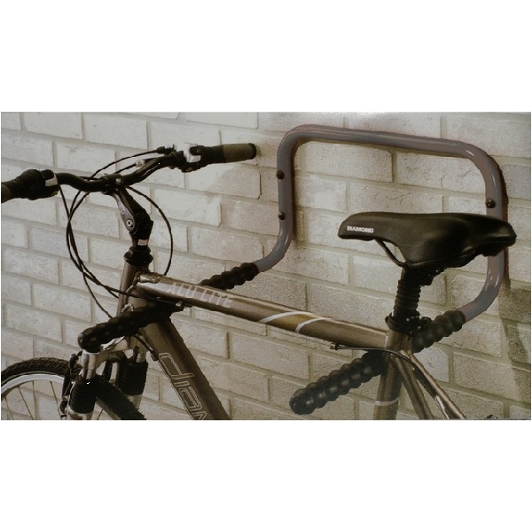 2498550 Support mural pour vélo Nombre de positions réglables=1 acier, PVC  noir, rouge - Conrad Electronic France