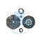KIT EMBRAYAGE  pour tracteurs LANDINI 
