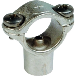 ETRIER POUR TUBE INOX 1/2 PERC. D,7
