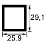 TUBE RECTANGULAIRE LG.3M. DIM.25,9X29,1 TCM