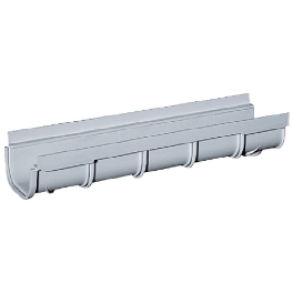 CANIVEAU A GRILLE PVC DE 500 MM LARG:130 HAUT