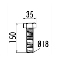 VIS DE DECROTTEUR EL201 18/150X35 CL10.9