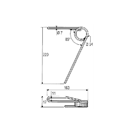 RESSORT ADAP AV 7 NODET FJX0651 SULKY 909007