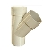 CULOTTE MALE-FEMELLE 45° DIA 80 SABLE