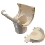 NAISSANCE D ET G DE GOUTTIERE 160 MM A COLLER
