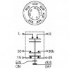 BOUTON POUSSOIR pour tracteurs RENAULT SAME