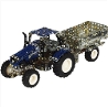 Jouet MICRO SERIE - TRACT NH TR9560 + REMORQUE 1/64