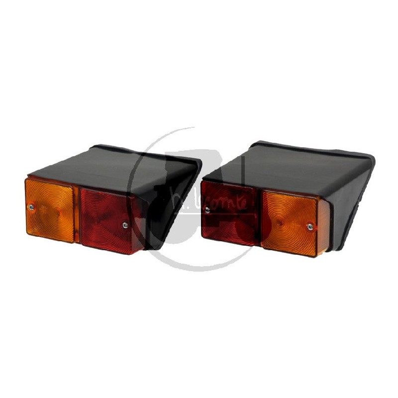 Ensemble De Feux Arrière Pour Tracteur Mahindra – Ampoules 12V, Compatibles Avec Plusieurs Modèles, Remplacement Facile Pour Plus De Sécurité