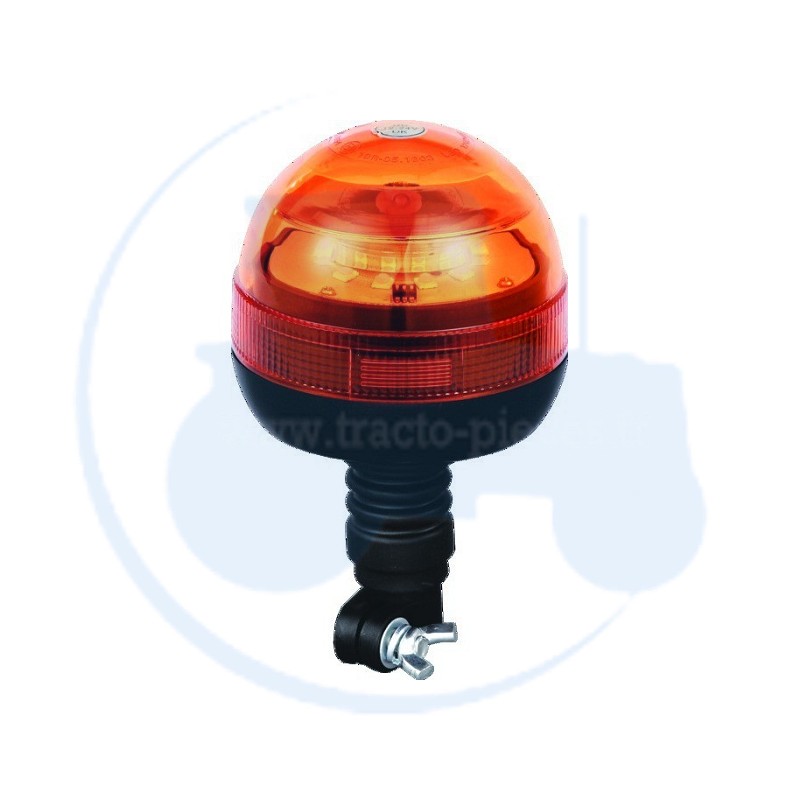 Gyrophare 40 LED 12/24V + Support de Montage +/- à la Forme de T