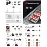 KIT SIGNALISATION MAGNETIQUE LED SANS FIL TECHNI-POWER