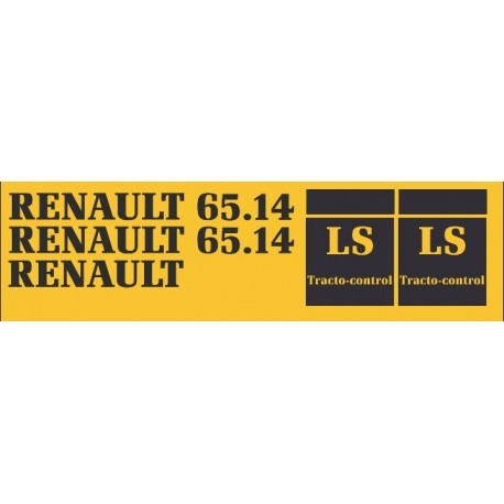 JEU AUTOCOLLANTS RENAULT...