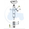KIT JOINTS D'INJECTEUR MOTEUR MWM TURBO pour tracteurs CASE IH FENDT & RENAULT