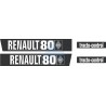 JEU AUTOCOLLANTS RENAULT 80