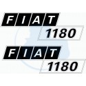 JEU AUTOCOLLANTS COTÉS CAPOT FIAT 1180