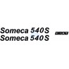 JEU AUTOCOLLANTS  FIAT SOMECA 540