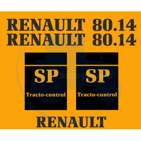 JEU AUTOCOLLANTS RENAULT 80.14 SP