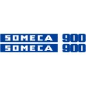 JEU AUTOCOLLANTS  SOMECA 900